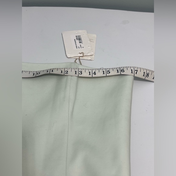 NWT SCANLAN THEODORE Light Green Bustier Crop Cropped Tube Top 10 MSRP $300 - Picture 6 of 9